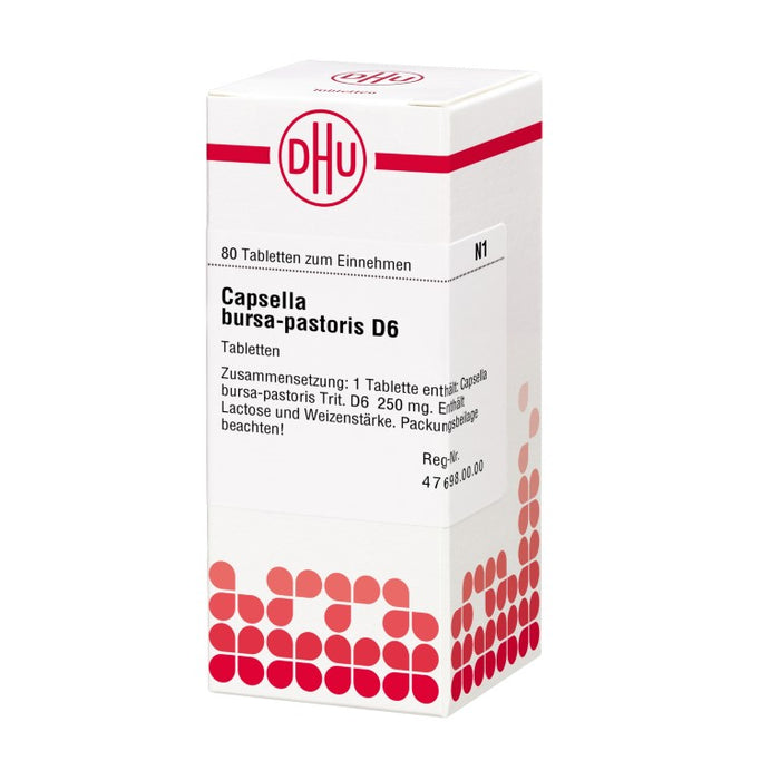 Capsella bursa-pastoris D6 DHU Tabletten, 80 pcs. Tablets