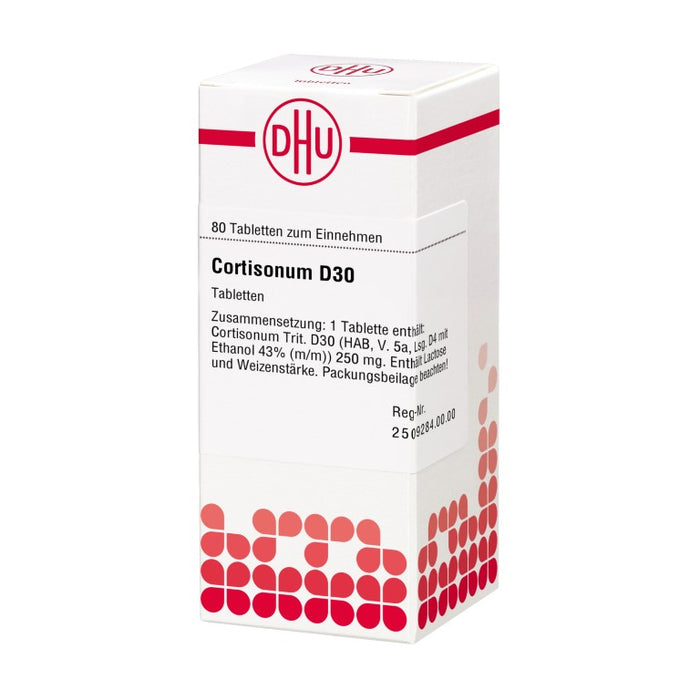 Cortisonum D30 DHU Tabletten, 80 pcs. Tablets