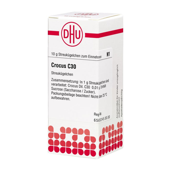 Crocus C30 DHU Globuli, 10 g Globules