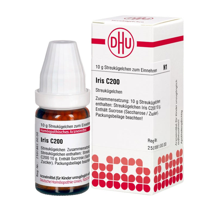 Iris C 200 DHU Globuli, 10 g Globules