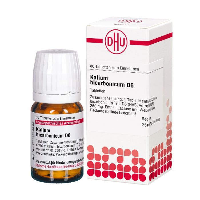 Kalium bicarbonicum D6 DHU Tabletten, 80 pcs. Tablets