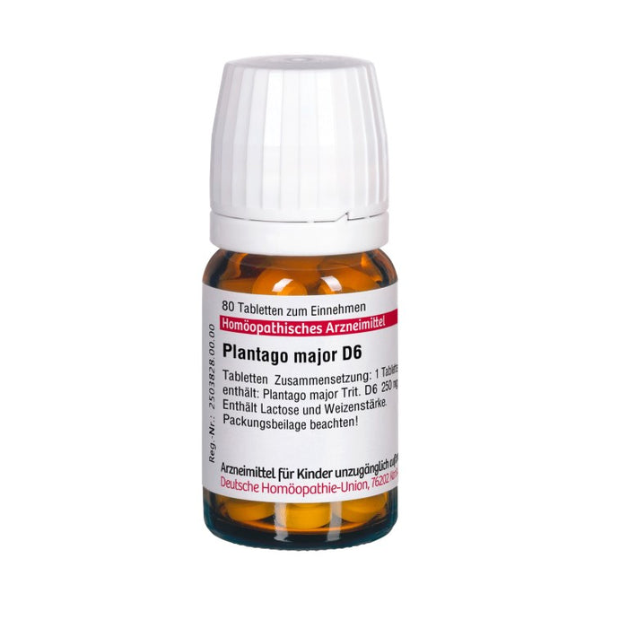 Plantago major D6 DHU Tabletten, 80 pc Tablettes