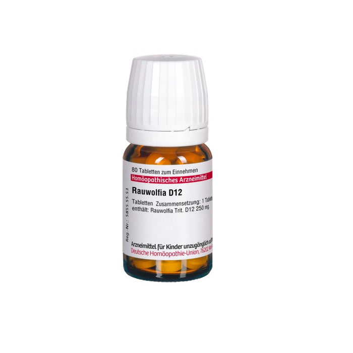 Rauwolfia D12 DHU Tabletten, 80 pcs. Tablets
