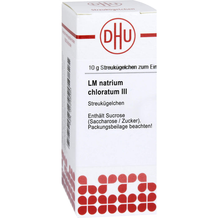 Natrium chloratum LM III DHU Globuli, 5 g Globules