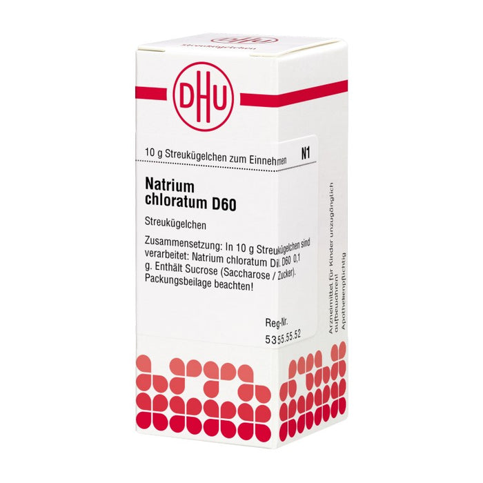 Natrium chloratum D60 DHU Globuli, 10 g Globules