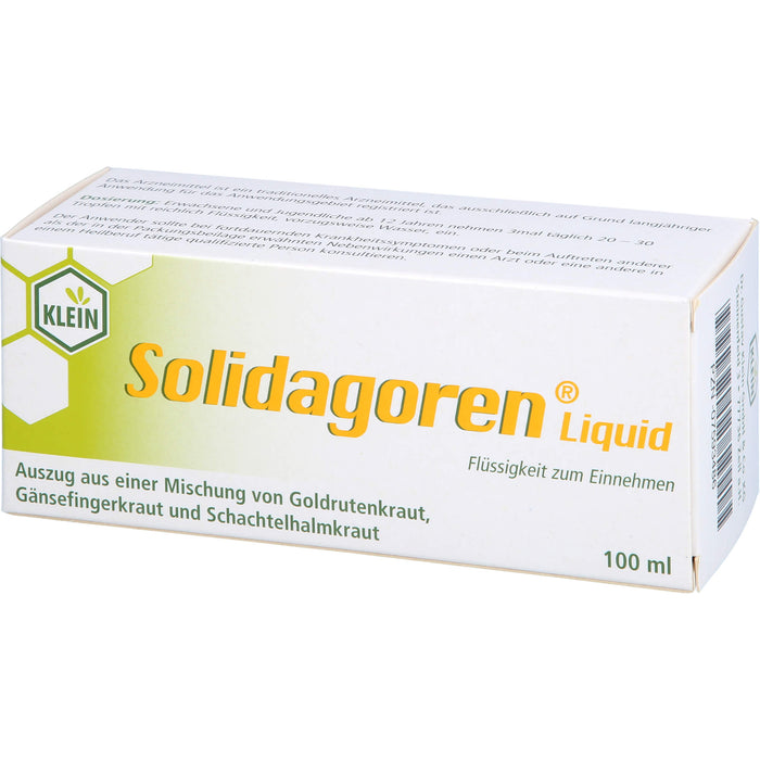 Solidagoren Liquid unterstützend bei leichten Harnwegsbeschwerden, 100 ml Solution