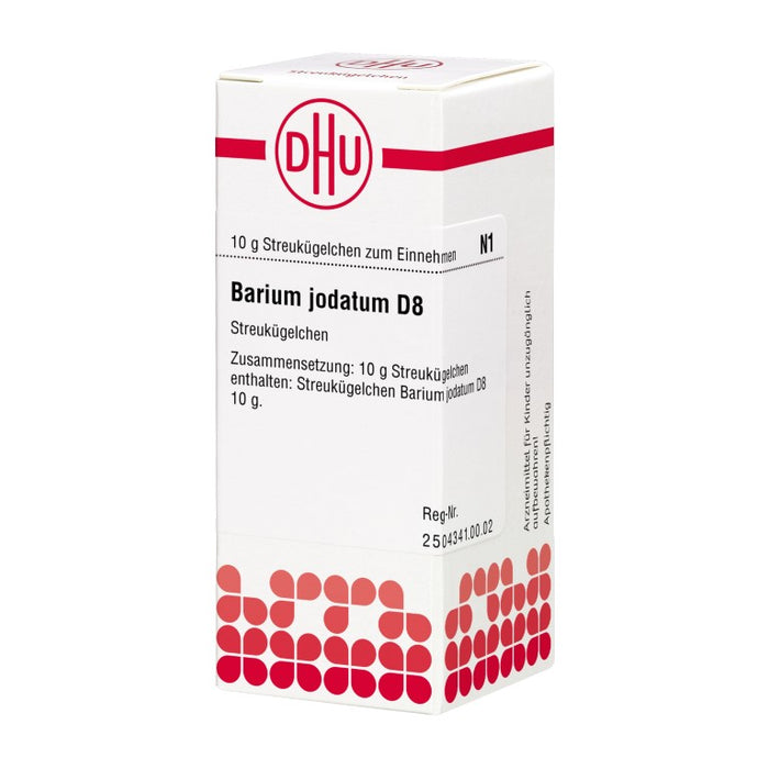 Barium jodatum D8 DHU Globuli, 10 g Globules