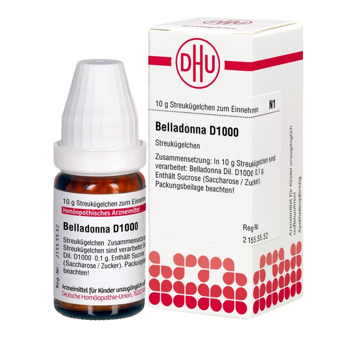 Belladonna D1000 DHU Globuli, 10 g Globules