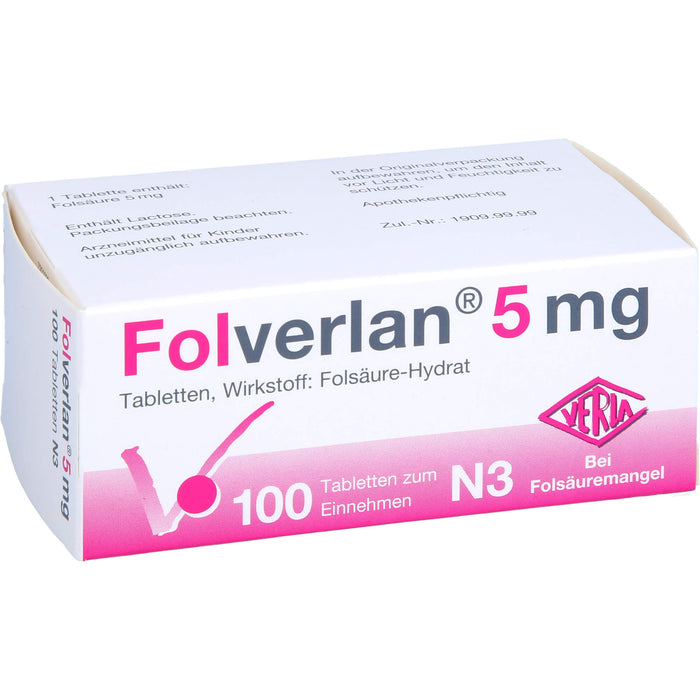 Folverlan 5 mg Tabletten, 100 St. Tabletten