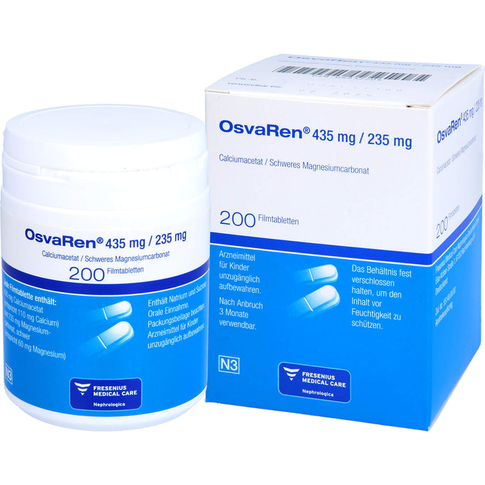 OsvaRen Filmtabletten bei hohen Phosphatwerten, 200 pcs. Tablets