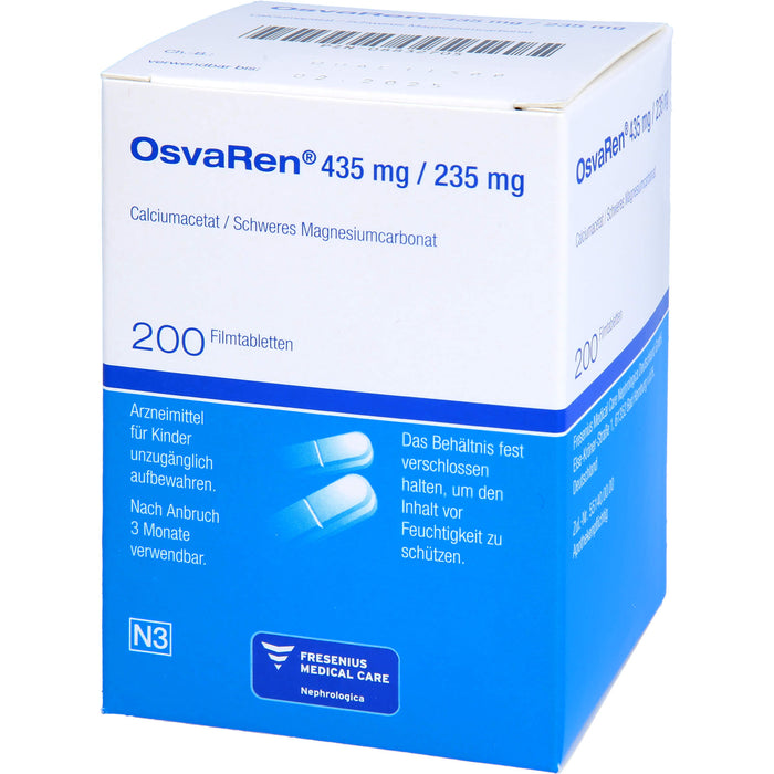 OsvaRen Filmtabletten bei hohen Phosphatwerten, 200 pcs. Tablets