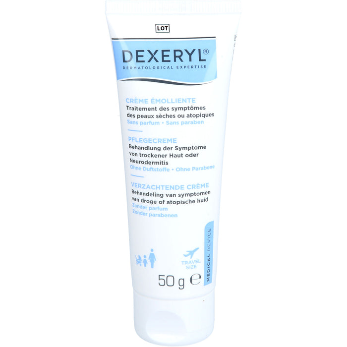 DEXERYL Pflegecreme bei trockener Haut und Neurodermitis, 50 g Crème