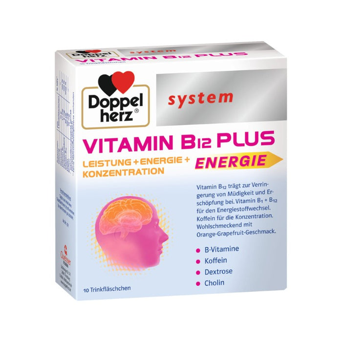 Doppelherz Vitamin B12 Plus system, 10 pcs. Ampoules