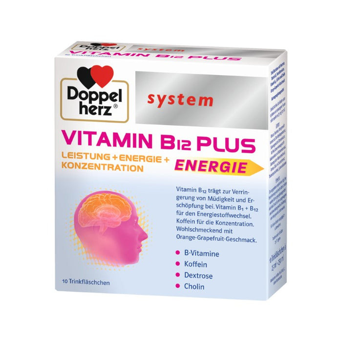 Doppelherz Vitamin B12 Plus system, 10 pcs. Ampoules