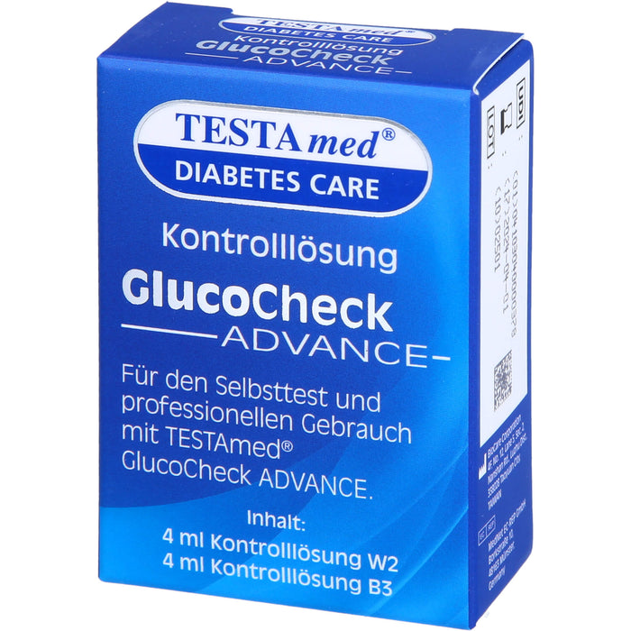 TESTAmed GlucoCheck Advance Kontrolllösung, 4 ml Solution