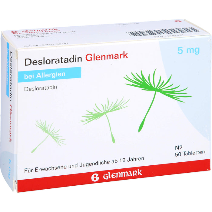 Glenmark Desloratadin 5 mg Tabletten, 50 pcs. Tablets