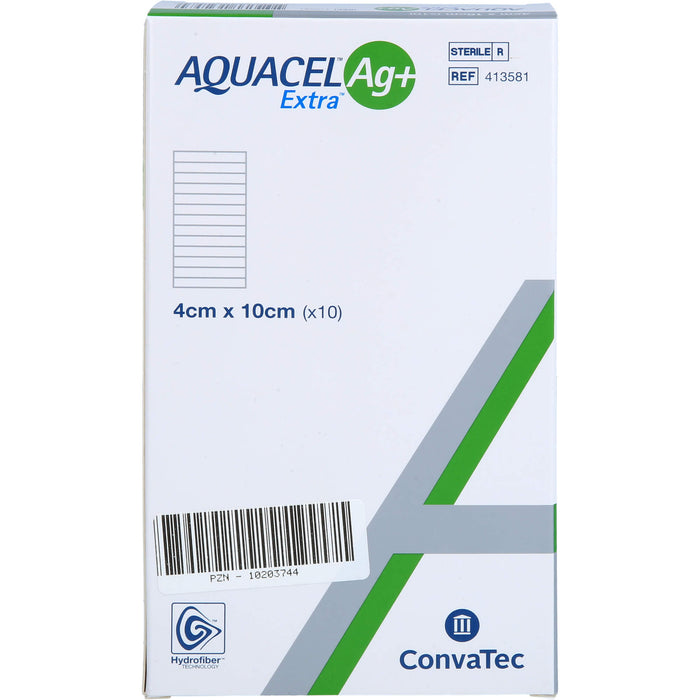 AQUACEL Ag+ Extra 4X10CM, 10 St KOM