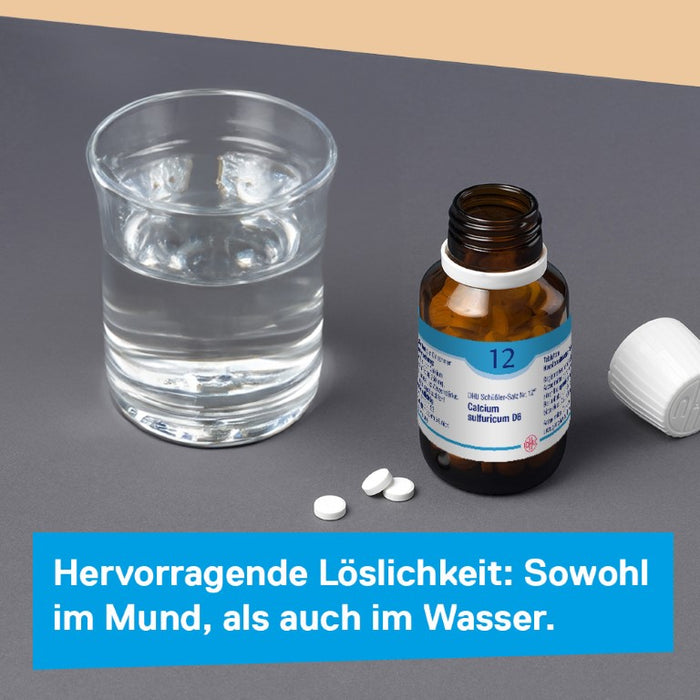 DHU Schüßler-Salz Nr. 12 Calcium sulfuricum D6, 200 pc Tablettes