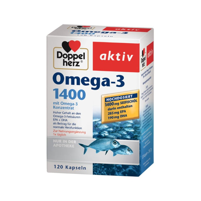 Doppelherz Omega-3 1400, 120 pcs. Capsules