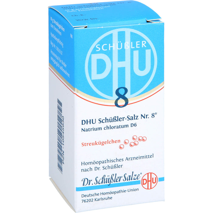 DHU Schüßler-Salz Nr. 8 Natrium chloratum D6, 10 g Globules