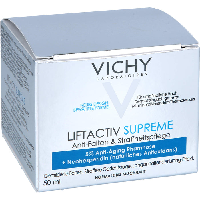 VICHY Liftactiv Hyaluron Anti-Falten & Straffheit Creme für normale bis Mischhaut, 50 ml Crème