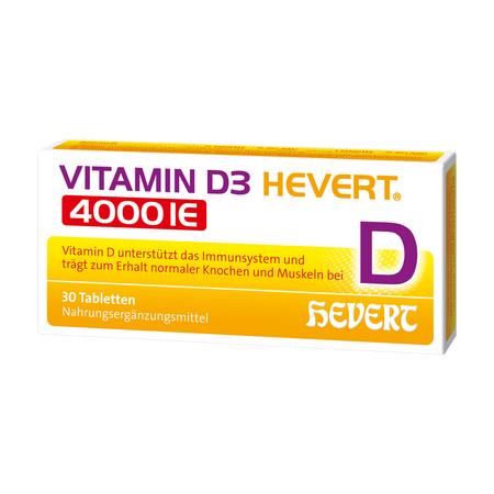 Vitamin D3 Hevert 4000 IE, 30 St. Tabletten