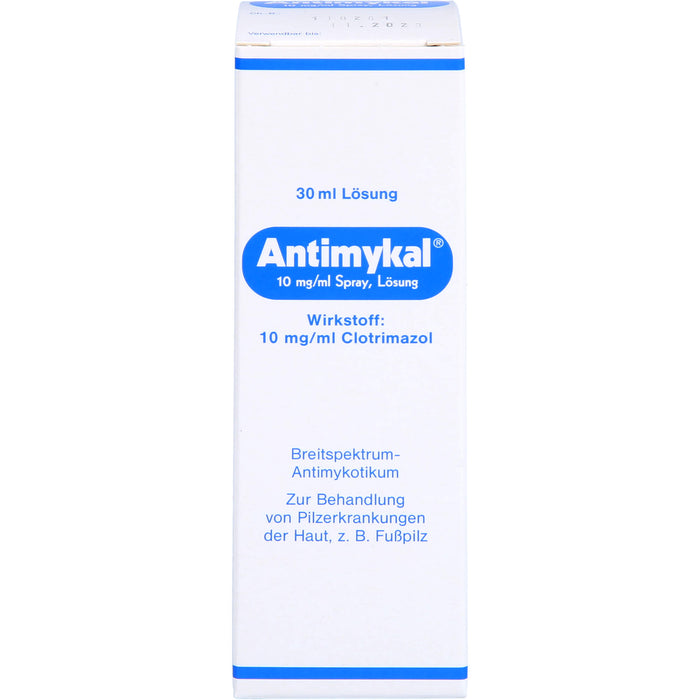 Antimykal 10 mg / ml Spray bei Fußpilz, 30 ml Lösung