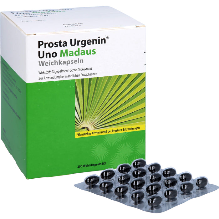 Madaus Prosta Urgenin Uno 320 mg Weichkapseln bei Prostata Erkrankungen, 200 pc Capsules