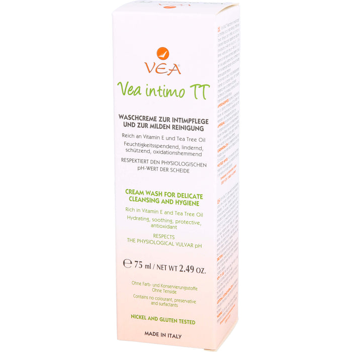 Vea intimo TT Waschcreme zur Intimpflege und zur milden Reinigung, 75 ml Savon liquide