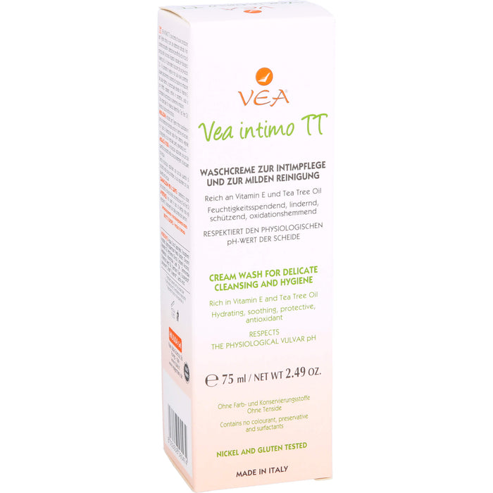 Vea intimo TT Waschcreme zur Intimpflege und zur milden Reinigung, 75 ml Savon liquide