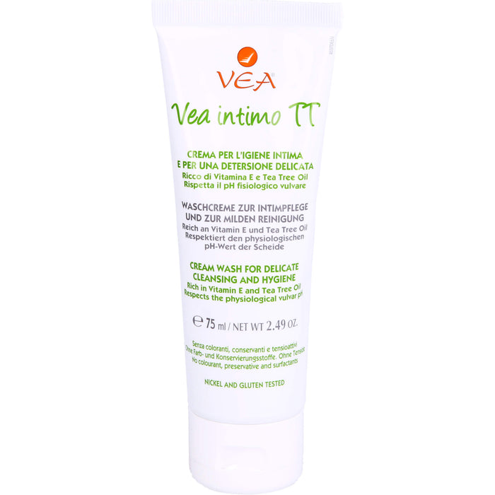 Vea intimo TT Waschcreme zur Intimpflege und zur milden Reinigung, 75 ml Savon liquide