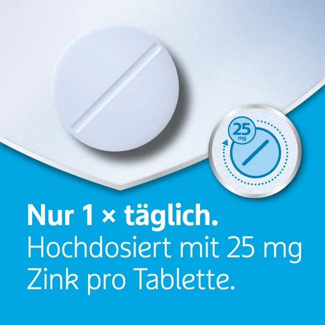 Zinkorot 25 mg Tabletten zur Zinktherapie, 50 St. Tabletten