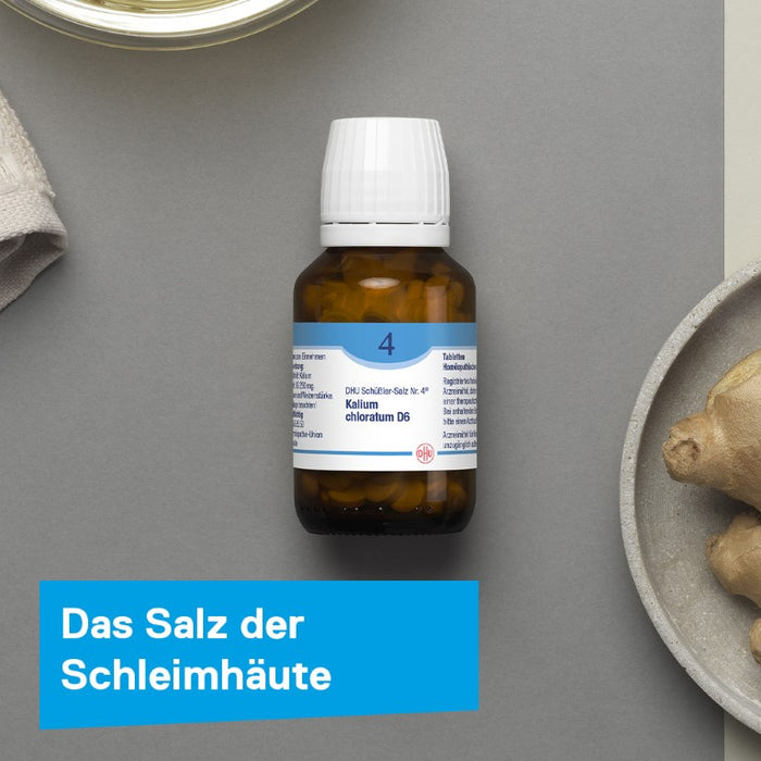 DHU Schüßler-Salz Nr. 4 Kalium chloratum D6, 200 St. Tabletten