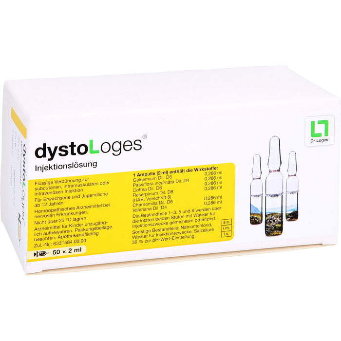 dystoLoges Injektionslösung Ampullen bei nervösen Erkrankungen, 50 pcs. Ampoules