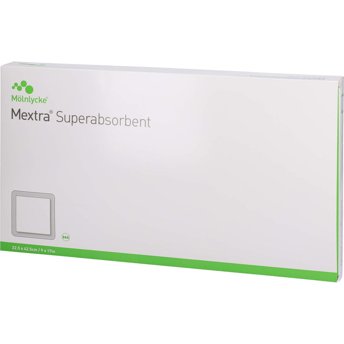 MEXTRA Superabsorbent Wundverband 22,5 × 42,5 cm, 10 pc pansement