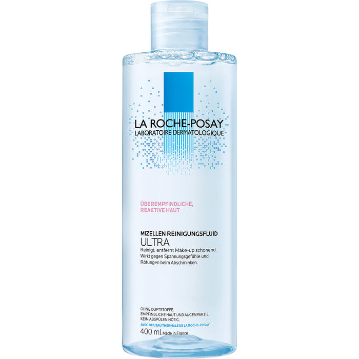 La Roche-Posay Mizellen Reinigungsfluid Ultra für überempfindliche, reaktive Haut, 400 ml Lösung