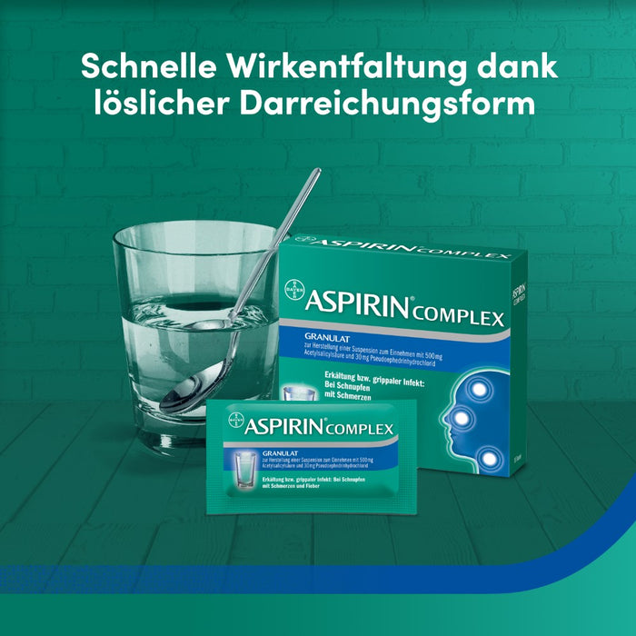ASPIRIN Complex Granulat, 20 pcs. Sachets
