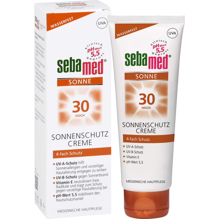 Sebamed Sonnenschutz Creme LSF 30, 75 ml Crème