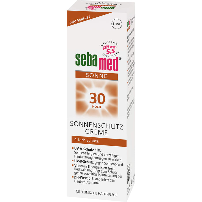 Sebamed Sonnenschutz Creme LSF 30, 75 ml Cream