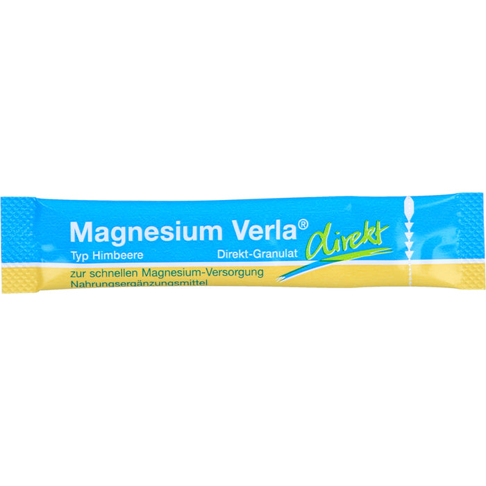 Magnesium Verla  direkt Himbeere, Direkt-Granulat, 60 pcs. Sachets