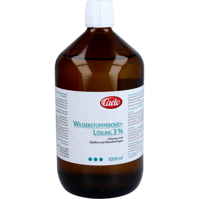 Caelo Wasserstoffperoxid 3 % Lösung, 1000 ml Lösung