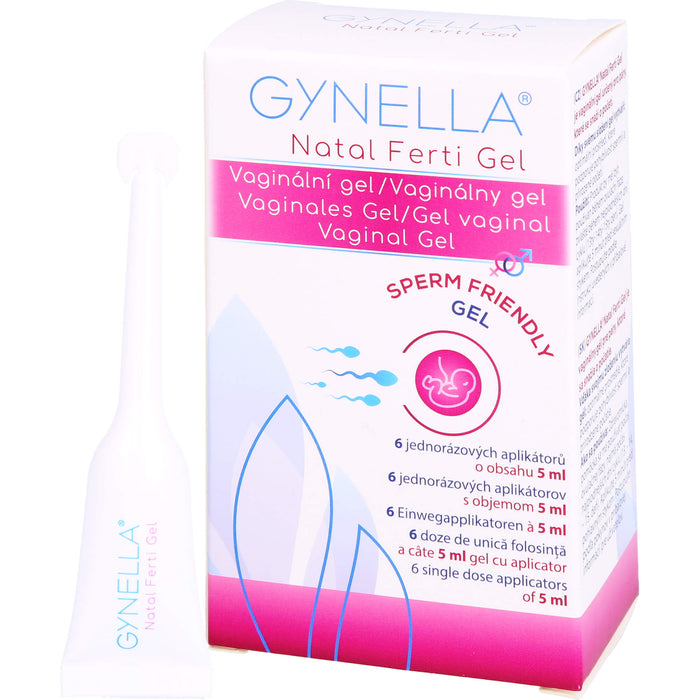 GYNELLA Natal Ferti vaginales Gel zur Unterstützung der Empfängnis, 6 pc Récipients à dose unique