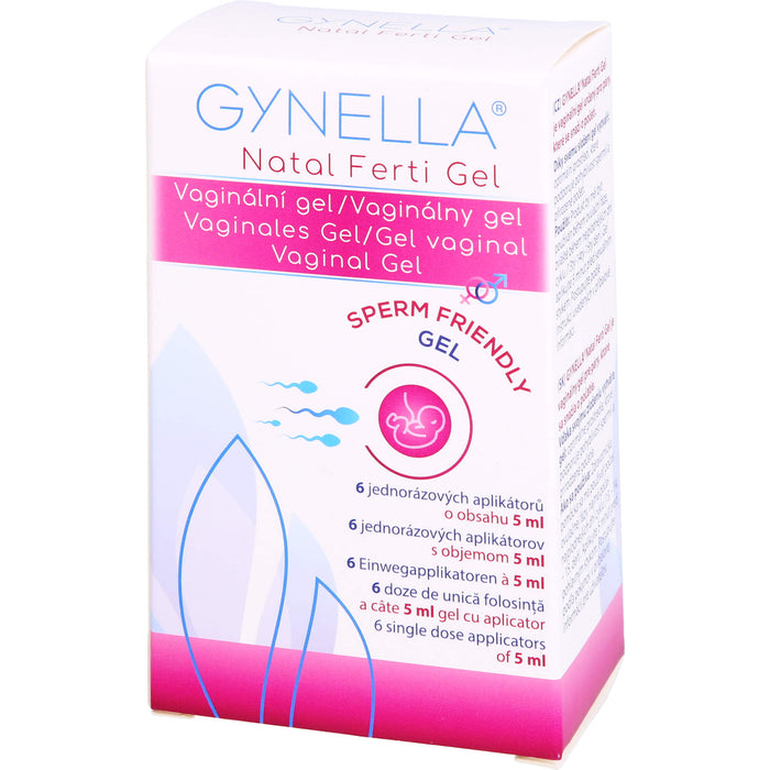 GYNELLA Natal Ferti vaginales Gel zur Unterstützung der Empfängnis, 6 pc Récipients à dose unique