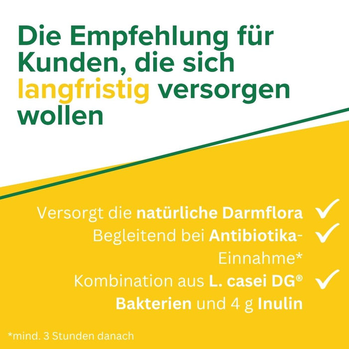 Enterolactis Duo - natürliche Versorgung der Darmflora und des Darmmikrobioms mit L. Casei DG & Inulin - laktosefrei & glutenfrei, 10 St. Beutel