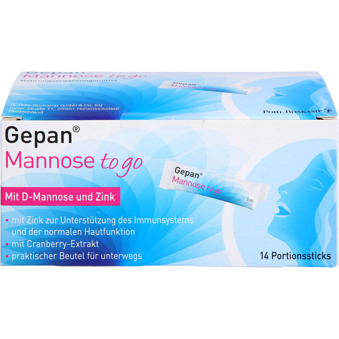 Gepan Mannose to go Lösung, 14 St. Beutel