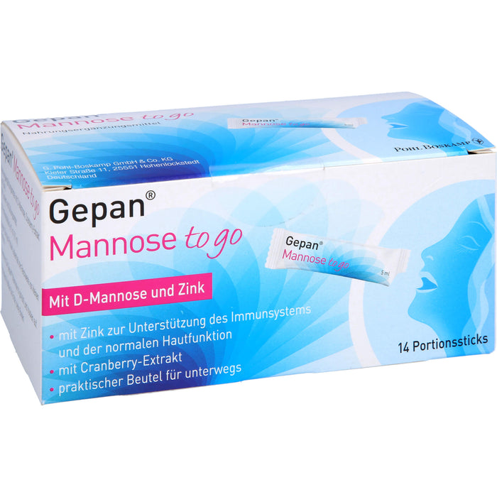Gepan Mannose to go Lösung, 14 St. Beutel