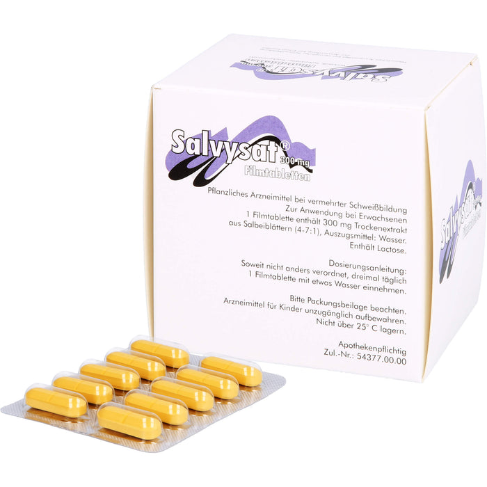Salvysat 300 mg Filmtabletten bei vermehrter Schweißbildung, 90 pcs. Tablets
