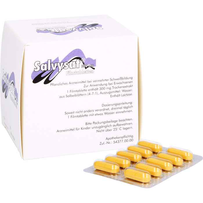 Salvysat 300 mg Filmtabletten bei vermehrter Schweißbildung, 90 pcs. Tablets
