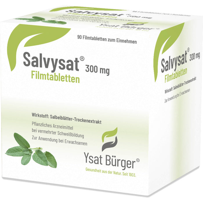 Salvysat 300 mg Filmtabletten bei vermehrter Schweißbildung, 90 pcs. Tablets
