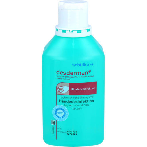 Desderman hygienische und chirurgische Händedesinfektion, 500 ml Lösung